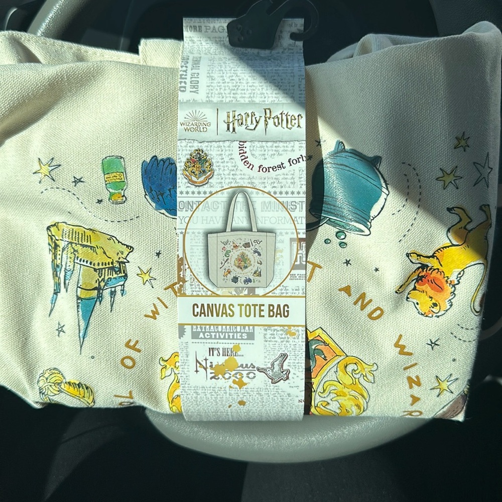 Harry Potter canvas tote bag